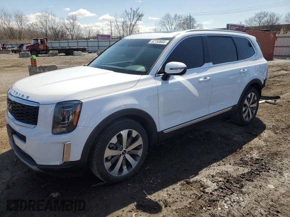 2022 Kia Telluride S with VIN 5XYP6DHC2NG298216, listed as a Copart auction lot 52193685 with 29,712 mi miles and Salvage title. Bid and sale history available at DreamBid. Image 1.