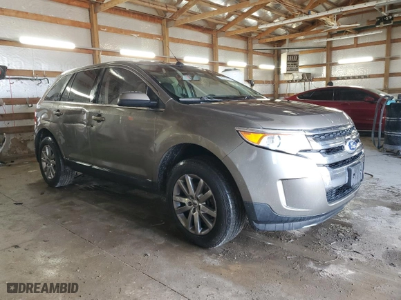 2014 Ford Edge Limited with VIN 2FMDK4KC3EBA83774, listed as a Copart auction lot 44593695 with 126,014 mi miles and Salvage Title. Bid and sale history available at carsss.com. Image 4.