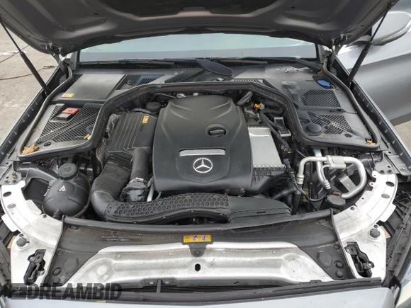 2015 Mercedes-Benz C 300 with VIN 55SWF4JB6FU080798, listed as a Copart auction lot 45738265 with 79,573 mi miles and Salvage Title. Bid and sale history available at DreamBid. Image 11.