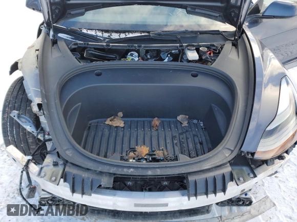 2023 Tesla Model 3 with VIN 5YJ3E1EA7PF496089, listed as a Copart auction lot 87101254 with 42,830 mi miles and Salvage Title. Bid and sale history available at DreamBid. Image 11.