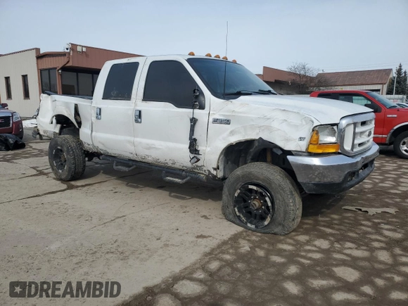 1999 Ford F-250 XL with VIN 1FTNX21S7XEE25340, listed as a Copart auction lot 45423925 with 324,950 mi miles and Salvage title. Bid and sale history available at DreamBid. Image 4.