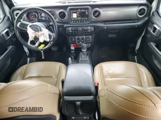 2019 Jeep Wrangler Unlimited Rubicon with VIN 1C4HJXFG6KW642011, listed as a Copart auction lot 53132185 with 67,435 mi miles and Salvage title. Bid and sale history available at DreamBid. Image 8.