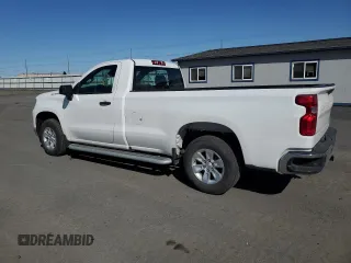 2023 Chevrolet Silverado 1500 Work Truck with VIN 3GCNAAED7PG301679, listed as a Copart auction lot 52553185 with 7,929 mi miles and Clean Title. Bid and sale history available at carsss.com. Image 2.