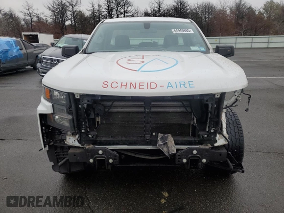 2020 Chevrolet Silverado 1500 Work Truck with VIN 3GCNWAEFXLG250174, listed as a Copart auction lot 44940685 with 107,631 mi miles and Salvage Title. Bid and sale history available at carsss.com. Image 5.