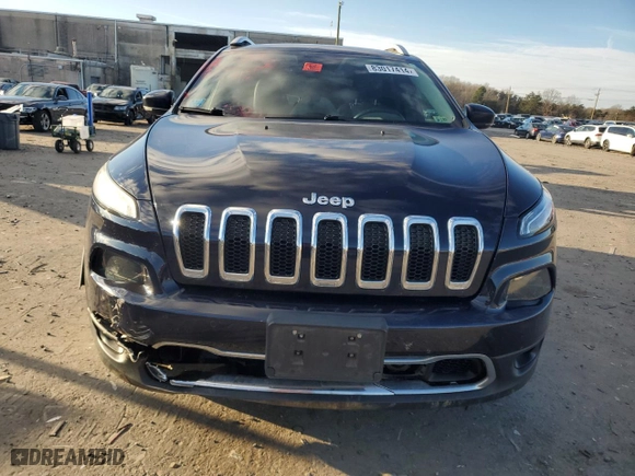 2014 Jeep Cherokee Limited with VIN 1C4PJMDS0EW304741, listed as a Copart auction lot 83017414 with 139,017 mi miles and Clean Title. Bid and sale history available at carsss.com. Image 5.