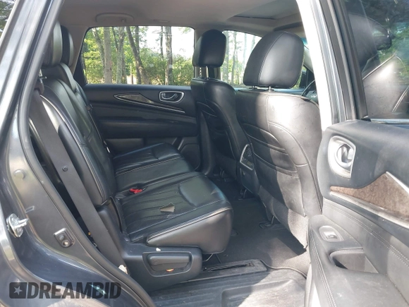 2013 Infiniti JX35 with VIN 5N1AL0MM3DC332667, listed as a IAAI auction lot 42196690 with 252,487 mi miles. Bid and sale history available at carsss.com. Image 8.
