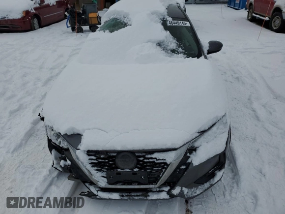 2022 Nissan Sentra SV with VIN 3N1AB8CV3NY202612, listed as a Copart auction lot 46449145 with Not Provided miles and Salvage Title. Bid and sale history available at DreamBid. Image 12.