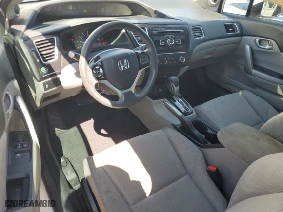 2013 Honda Civic Cpe LX with VIN 2HGFG3B50DH509136, listed as a Copart auction lot 52910205 with 92,761 mi miles and Non Repairable. Bid and sale history available at carsss.com. Image 8.