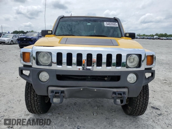 2006 Hummer H3 with VIN 5GTDN136968311311, listed as a Copart auction lot 54820585 with 157,718 mi miles and Clean Title. Bid and sale history available at carsss.com. Image 5.