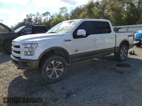 2015 Ford F-150 XLT with VIN 1FTEW1EF6FFA14370, listed as a Copart auction lot 46941585 with 222,677 mi miles and Salvage Title. Bid and sale history available at carsss.com. Image 1.