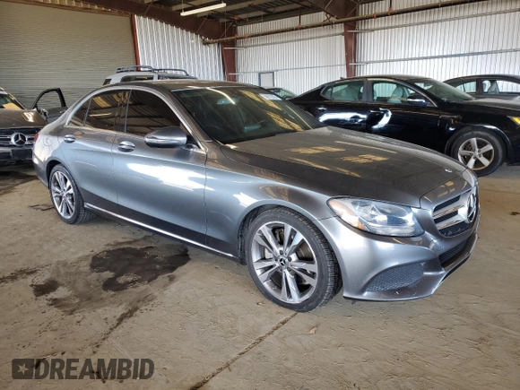 2018 Mercedes-Benz C 300 with VIN 55SWF4JB1JU238800, listed as a Copart auction lot 58972855 with 109,704 mi miles and Salvage title. Bid and sale history available at DreamBid. Image 4.