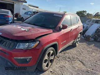 2018 Jeep Compass Latitude with VIN 3C4NJCBB1JT241010, listed as a Copart auction lot 54275095 with 99,073 mi miles and Salvage Title. Bid and sale history available at carsss.com. Image 2.