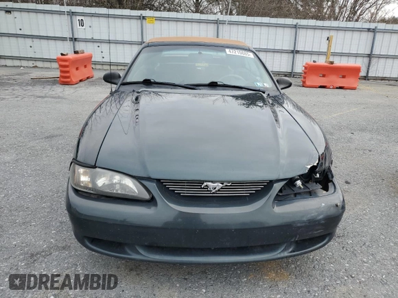 1998 Ford Mustang GT with VIN 1FAFP45XXWF160692, listed as a Copart auction lot 47210885 with 180,035 mi miles and Salvage Title. Bid and sale history available at carsss.com. Image 5.