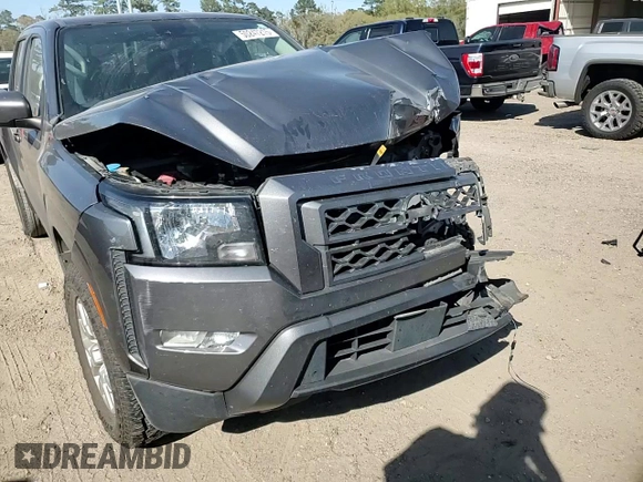 2022 Nissan Frontier SV with VIN 1N6ED1EJ1NN676305, listed as a Copart auction lot 50247215 with 56,252 mi miles and Salvage title. Bid and sale history available at DreamBid. Image 10.