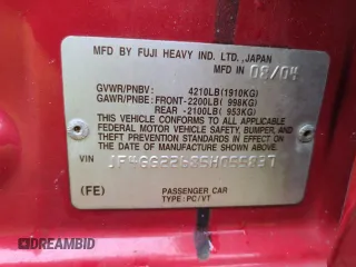 2005 Saab 9-2X Aero z VIN JF4GG22685H055837, wystawiony jako Copart lot #74043794 z przebiegiem 122 847 mil mil oraz Szkody całkowita. Historia ofert i sprzedaży dostępna na DreamBid. Obrazek 12.