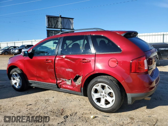 2014 Ford Edge SEL with VIN 2FMDK3J96EBA03013, listed as a Copart auction lot 46325025 with 130,534 mi miles and Salvage Title. Bid and sale history available at carsss.com. Image 2.