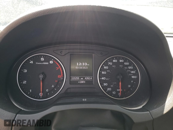 2015 Audi A3 1.8T Premium with VIN WAUACGFF6F1071459, listed as a Copart auction lot 52730613 with 115,255 mi miles. Bid and sale history available at carsss.com. Image 9.