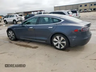 2020 Tesla Model S Long Range with VIN 5YJSA1E29LF385201, listed as a Copart auction lot 59536305 with 57,108 mi miles and Salvage title. Bid and sale history available at DreamBid. Image 2.