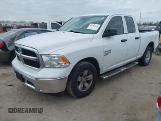 2021 Ram 1500 Tradesman with VIN 1C6RR6FG2MS506595, listed as a IAAI auction lot 41169146 with 43,726 mi miles and . Bid and sale history available at DreamBid. Image 2.
