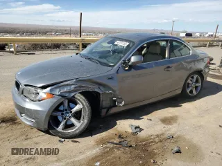 2011 BMW 1 Series 128i with VIN WBAUP7C58BVK78953, listed as a Copart auction lot 46191155 with 87,779 mi miles and Salvage Title. Bid and sale history available at carsss.com. Image 1.