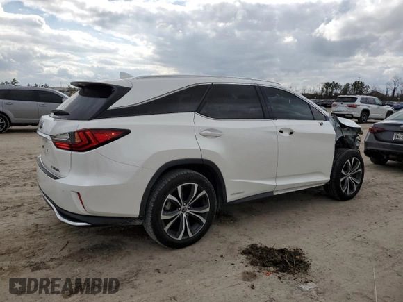 2018 Lexus RX with VIN JTJDGKCA4J2003743, listed as a Copart auction lot 43180945 with 82,556 mi miles and Salvage Title. Bid and sale history available at carsss.com. Image 3.