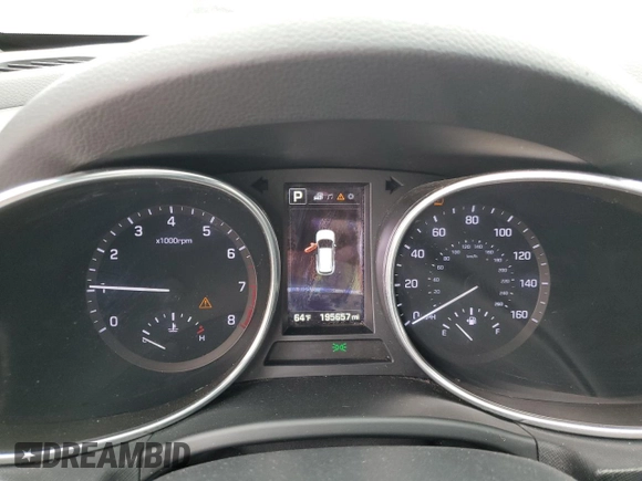 2017 Hyundai Santa Fe 2.0T with VIN 5XYZUDLA3HG413463, listed as a Copart auction lot 50552885 with 195,657 mi miles and Clean title. Bid and sale history available at DreamBid. Image 9.