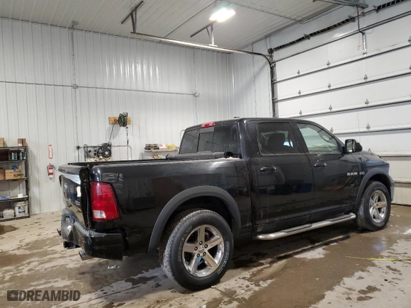 2010 Dodge Ram 1500 SLT with VIN 1D7RV1CT2AS206761, listed as a Copart auction lot 46117885 with 179,171 mi miles and Salvage Title. Bid and sale history available at carsss.com. Image 3.