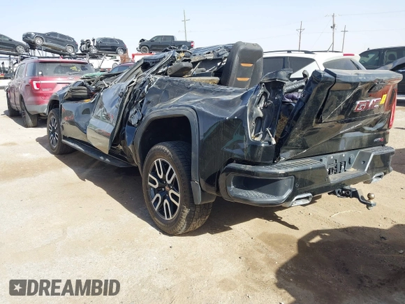 2021 GMC Sierra 1500 AT4 with VIN 3GTU9EET5MG179368, listed as a IAAI auction lot 41206653 with 1 mi miles. Bid and sale history available at carsss.com. Image 3.