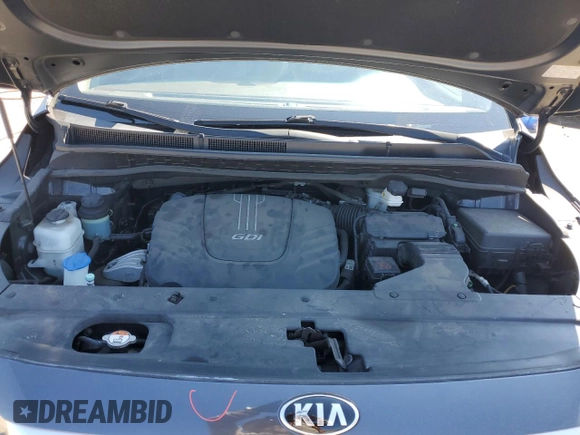2016 Kia Sedona SX with VIN KNDMC5C10G6137781, listed as a Copart auction lot 72369314 with 36,808 mi miles and Salvage Title. Bid and sale history available at carsss.com. Image 12.