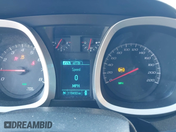 2015 Chevrolet Equinox LT with VIN 2GNALBEK0F6340516, listed as a IAAI auction lot 41729464 with 119,493 mi miles. Bid and sale history available at carsss.com. Image 7.