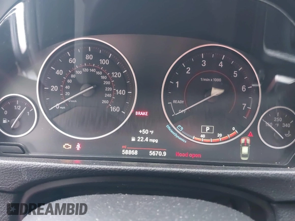 2018 BMW 3 Series 330i xDrive with VIN WBA8D9C58JEM34493, listed as a IAAI auction lot 42309425 with 58,868 mi miles and . Bid and sale history available at DreamBid. Image 7.