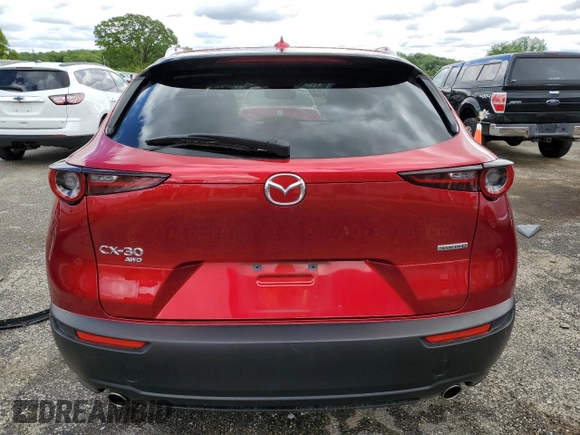 2021 Mazda CX-30 Premium with VIN 3MVDMBDL2MM314904, listed as a Copart auction lot 57061385 with 27,420 mi miles and Clean title. Bid and sale history available at DreamBid. Image 6.