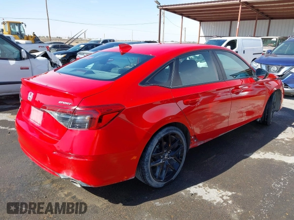 2022 Honda Civic Sport z VIN 2HGFE2F59NH594988, wystawiony jako IAAI lot #41938894 z przebiegiem 47 712 mil mil oraz . Historia ofert i sprzedaży dostępna na DreamBid. Obrazek 4.