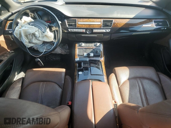 2015 Audi A8 3.0T with VIN WAU3GAFD2FN039318, listed as a Copart auction lot 54906635 with 146,767 mi miles and Salvage Title. Bid and sale history available at DreamBid. Image 8.