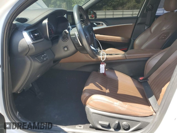 2020 Genesis G70 2.0T with VIN KMTG34LA5LU064227, listed as a Copart auction lot 59328375 with 77,287 mi miles and Salvage title. Bid and sale history available at DreamBid. Image 7.