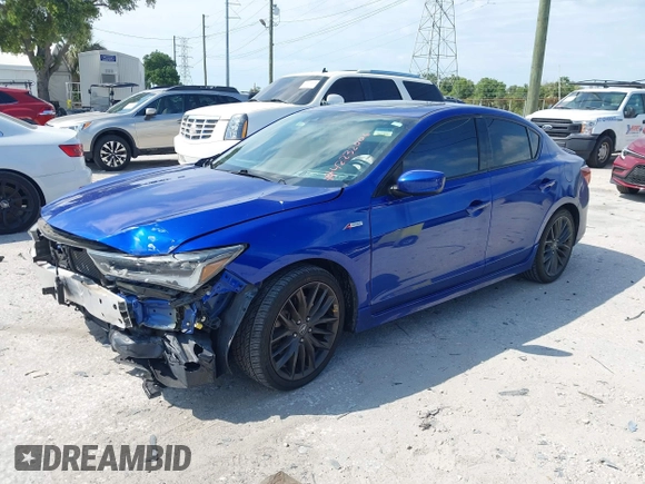 2020 Acura ILX Premium with VIN 19UDE2F80LA002472, listed as a IAAI auction lot 42232006 with 59,098 mi miles and . Bid and sale history available at DreamBid. Image 2.