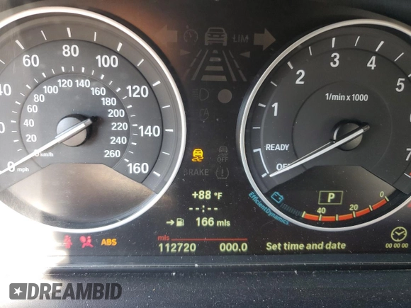 2012 BMW 3 Series 328i with VIN WBA3A5C58CF348710, listed as a Copart auction lot 61266815 with 112,720 mi miles and Salvage title. Bid and sale history available at DreamBid. Image 9.