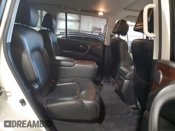 2017 Nissan Armada Platinum with VIN JN8AY2NE8H9707226, listed as a Copart auction lot 64148444 with 83,899 mi miles and Salvage Title. Bid and sale history available at carsss.com. Image 11.