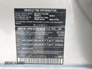 2006 Mercedes-Benz M 350 z VIN 4JGBB86E56A029996, wystawiony jako IAAI lot #42314878 z przebiegiem 213 201 mil mil oraz . Historia ofert i sprzedaży dostępna na DreamBid. Obrazek 9.