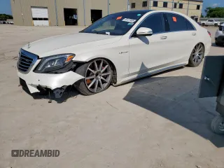 2015 Mercedes-Benz S 63 AMG z VIN WDDUG7JB1FA185433, wystawiony jako Copart lot #59127455 z przebiegiem Nie podano mil oraz Czysty tytuł • Clean title. Historia ofert i sprzedaży dostępna na DreamBid. Obrazek 1.
