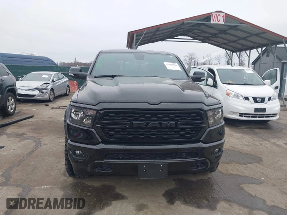 2022 Ram 1500 Big Horn with VIN 1C6SRFFT3NN287385, listed as a IAAI auction lot 41793596 with 12,277 mi miles and . Bid and sale history available at DreamBid. Image 13.