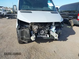 2024 Mercedes-Benz Sprinter Cargo with VIN W1Y4NCHY1RT165996, listed as a IAAI auction lot 41181444 with 5,696 mi miles. Bid and sale history available at carsss.com. Image 6.