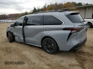 2024 Toyota Sienna LE with VIN 5TDCSKFC1RS147832, listed as a Copart auction lot 84854394 with 6,025 mi miles and Salvage Title. Bid and sale history available at carsss.com. Image 2.