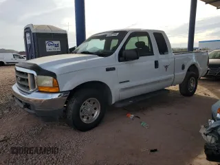 2001 Ford F-250 XL with VIN 1FTNX20F81EC43707, listed as a Copart auction lot 84687184 with 249,036 mi miles and Salvage title. Bid and sale history available at DreamBid. Image 1.