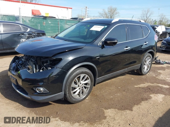 2014 Nissan Rogue SV with VIN 5N1AT2MTXEC768212, listed as a IAAI auction lot 42094093 with 93,685 mi miles and . Bid and sale history available at carsss.com. Image 19.