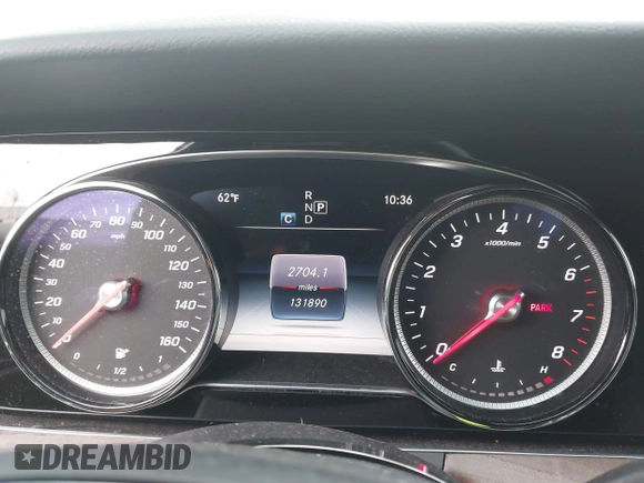 2017 Mercedes-Benz E-Class E 300 Luxury with VIN WDDZF4KB9HA072483, listed as a IAAI auction lot 41805058 with 131,890 mi miles. Bid and sale history available at carsss.com. Image 7.