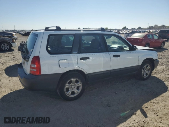 2003 Subaru Forester X with VIN JF1SG63643H728374, listed as a Copart auction lot 72095704 with 204,520 mi miles and Salvage Title. Bid and sale history available at carsss.com. Image 3.