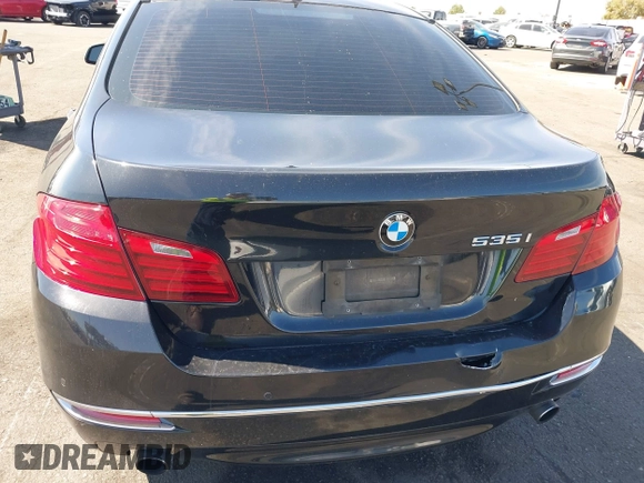 2014 BMW 5 Series 535i with VIN WBA5B1C54ED917047, listed as a IAAI auction lot 41727855 with 105,460 mi miles and . Bid and sale history available at DreamBid. Image 6.
