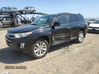 2012 Toyota Highlander Limited with VIN JTEDC3EH7C2004947, listed as a Copart auction lot 54627305 with 127,500 mi miles and Salvage title. Bid and sale history available at DreamBid. Image 1.