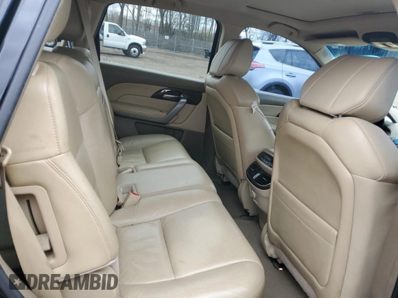 2010 Acura MDX Technology Pkg with VIN 2HNYD2H67AH502605, listed as a Copart auction lot 53177065 with 266,353 mi miles and Salvage Title. Bid and sale history available at carsss.com. Image 10.